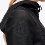 Cavalleria Toscana - Softshell à capuche zip en jersey perforé
