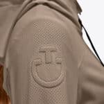 Cavalleria Toscana - Softshell à capuche zip en jersey perforé