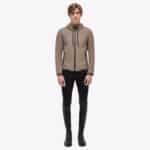 Cavalleria Toscana - Softshell à capuche zip en jersey perforé