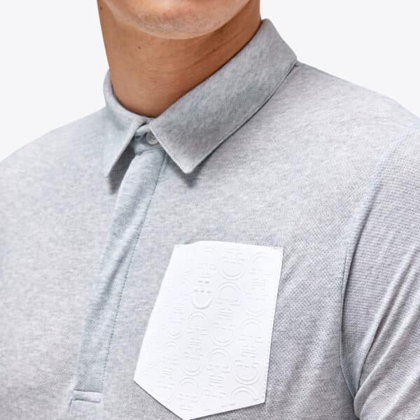 Cavalleria Toscana - Polo d'entrainement mesh manches courtes button