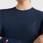 Tommy Hilfiger - T-shirt manches longues rhinestone performance