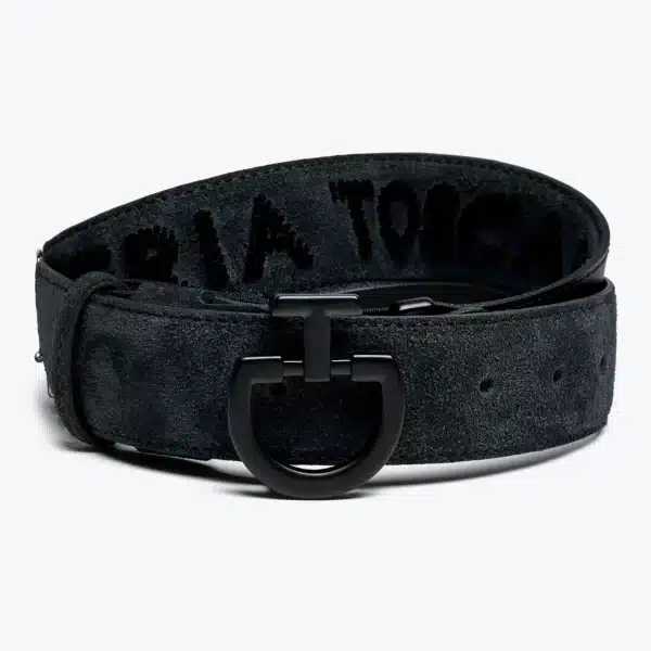 Cavalleria Toscana - Ceinture suede with tufted logo – Image 2