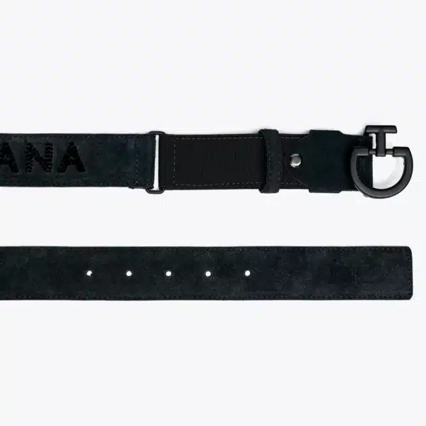 Cavalleria Toscana - Ceinture suede with tufted logo – Image 3