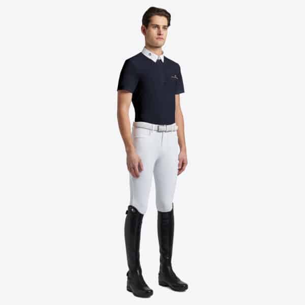 Cavalleria Toscana - Polo de concours homme zip – Image 2