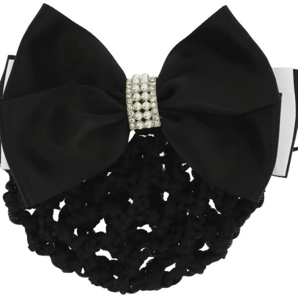 Equitheme - Barrette résille pour cheveux Perle