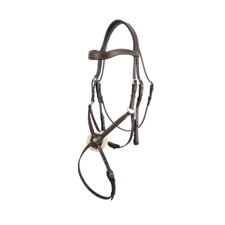 ANTARES-SELLIER-bridon-Signature-muserolle-croisee-marron-1